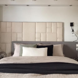 Κρεβάτι - Κεφαλάρι Κρεβάτι με διπλό κεφαλάρι